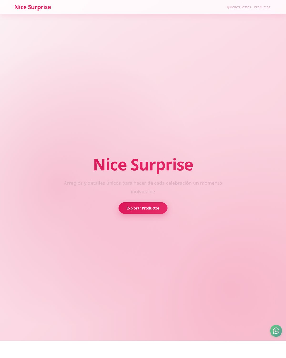 Nice Surprise - Sorpresas Especiales